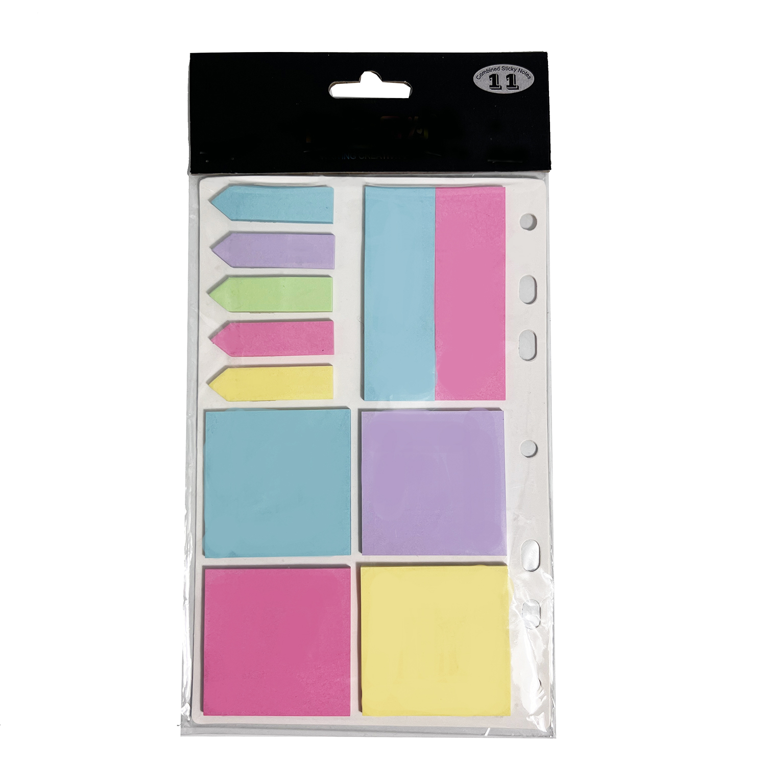 5 coloured custom design shapes personalized fun aesthetic paper coloured memo pad sticky notes pastel tear off custom notepad